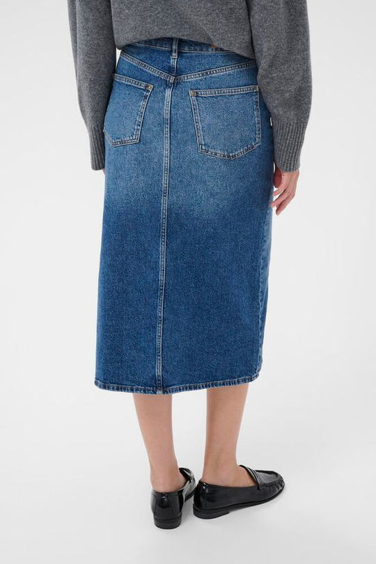 Part Two DilinPW Skirt Dark Vintage Denim