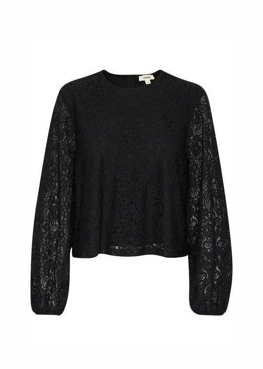 Soaked SLHenni Blouse LS black