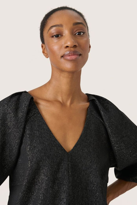 Soaked SLCahlina Blouse Gun Metal