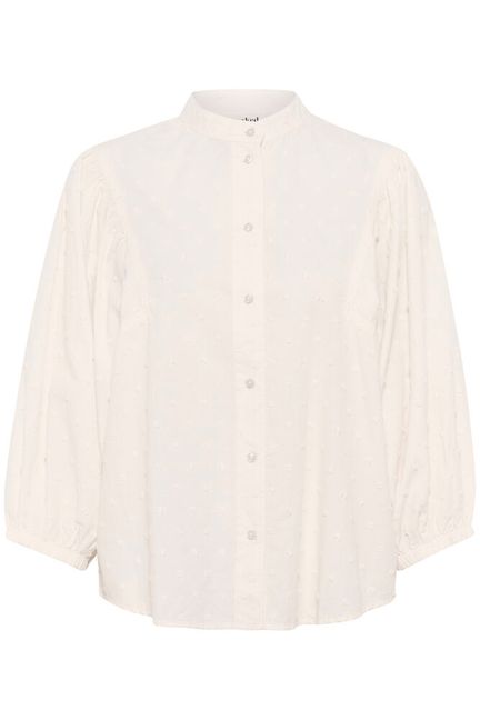 Soaked in Luxury SLSunela Shirt 3/4 Broken White