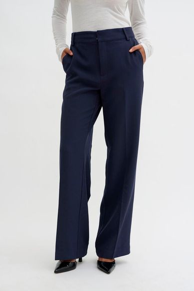 My Essential Wardrobe 29 The Tailored Pant dark blue