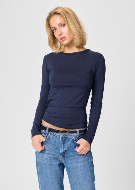 My Essential Wardrobe The Modal Blouse Total Eclipse