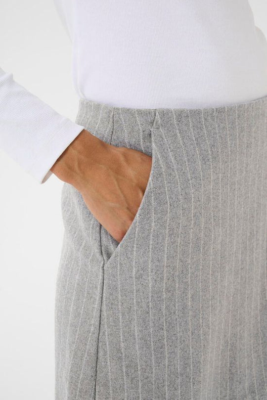 Part two Sissa skirt Grey pinstripe