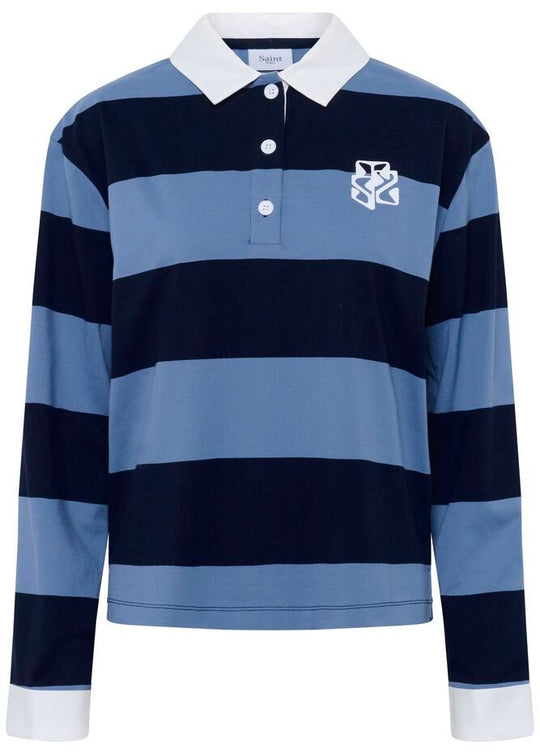 Saint Tropez Megsz Sweatshirt Vintage Baritone Blue