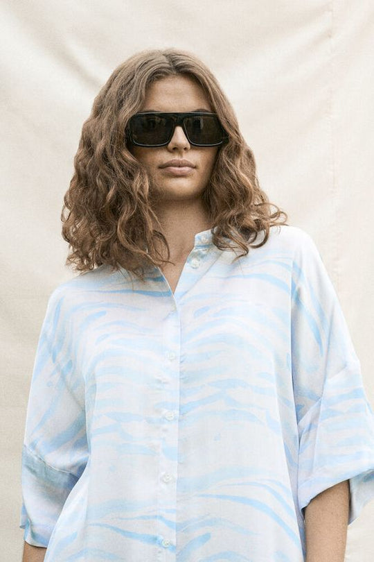 Karen by Simonsen InesKB Long Shirt Ocean Wave