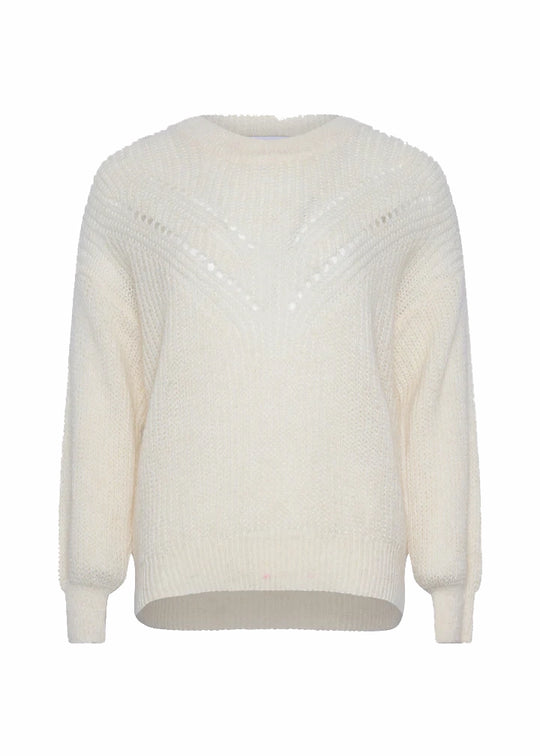 Noella Janice Knit Off White