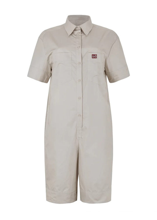 Esmé Studios Esluna SS Short Jumpsuit 160 Chateau Gray