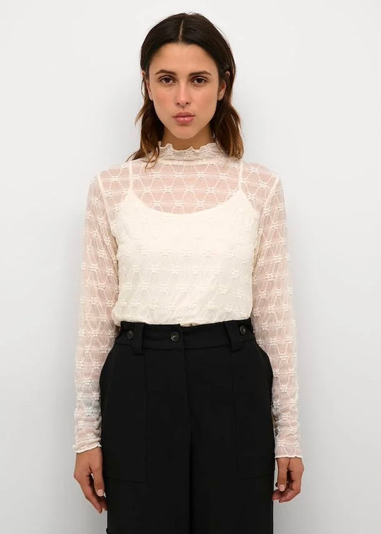 Karen by Simonsen KirstineKB Jersey Top Egret