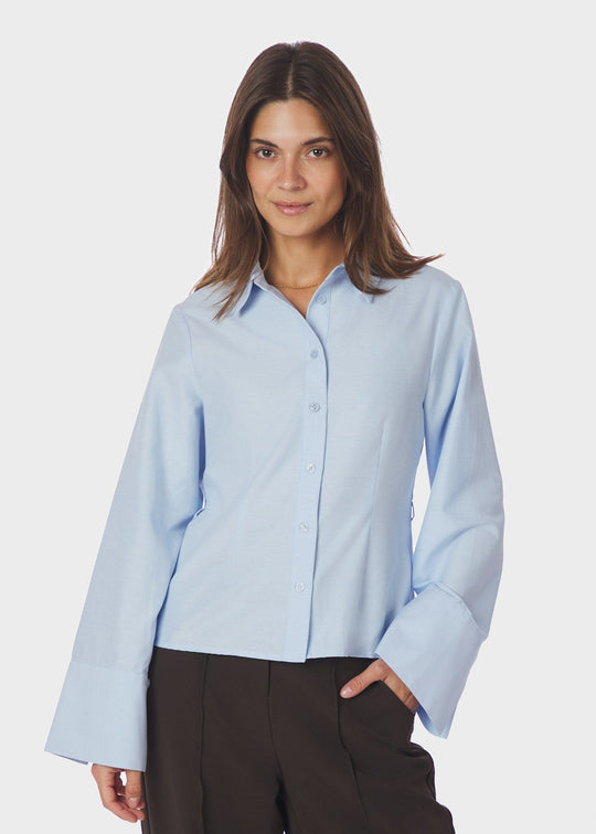 Neo Noir Rosa Oxford Shirt Light Blue