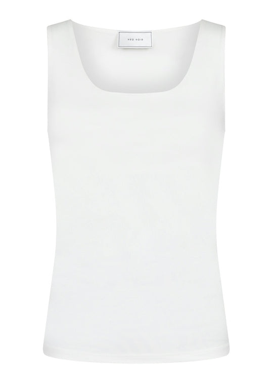 Neo Noir Sophia Jersey Top Off White