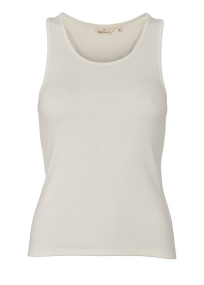Basic Apparel Ludmilla Racing Tank Whisper White