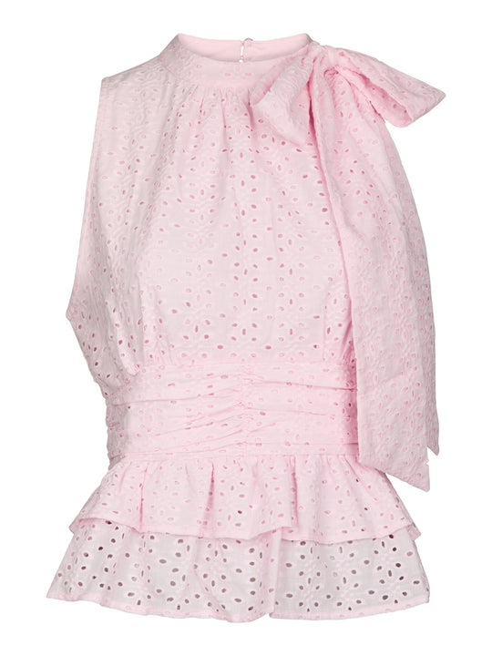 Neo Noir Ansol Emb Top Light Pink