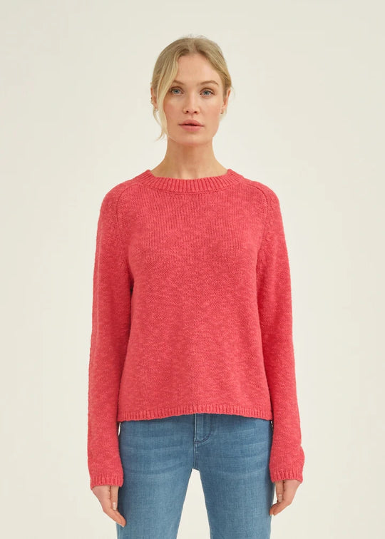 Pieszak Mai Crewneck tricot fleur rouge