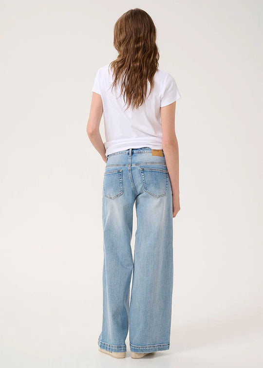 My Essential Wardrobe DangoMW Denim High X-Wide Light Blue Retro Wash