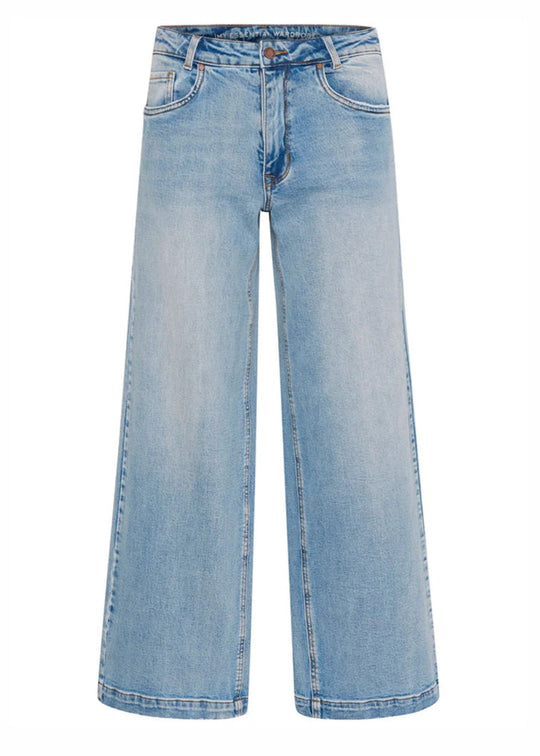 My Essential Wardrobe DangoMW Denim High X-Wide Light Blue Retro Wash
