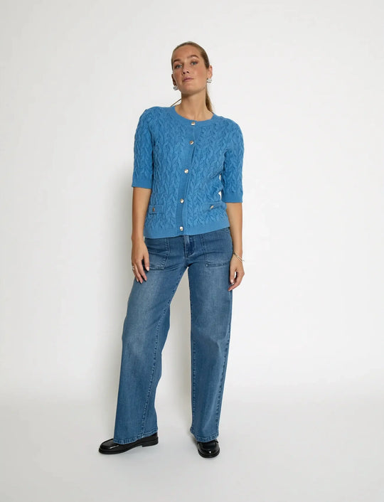 Minus MSFilucca Knit Cardigan Parisian Blue