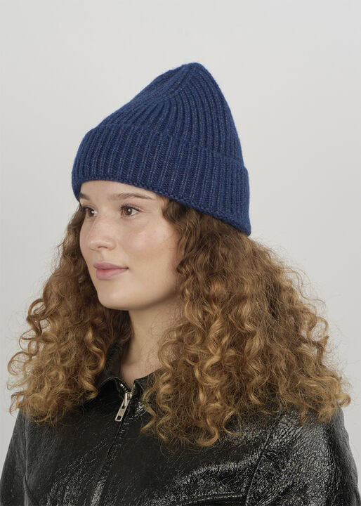 Sui Ava Nico Beanie Dark Blue
