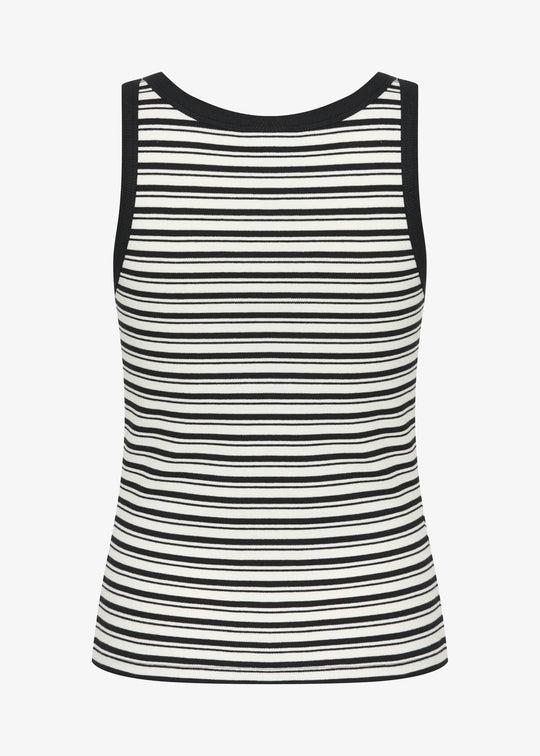Karen By Simonsen KBOva Boat Top Ova Black Stripe