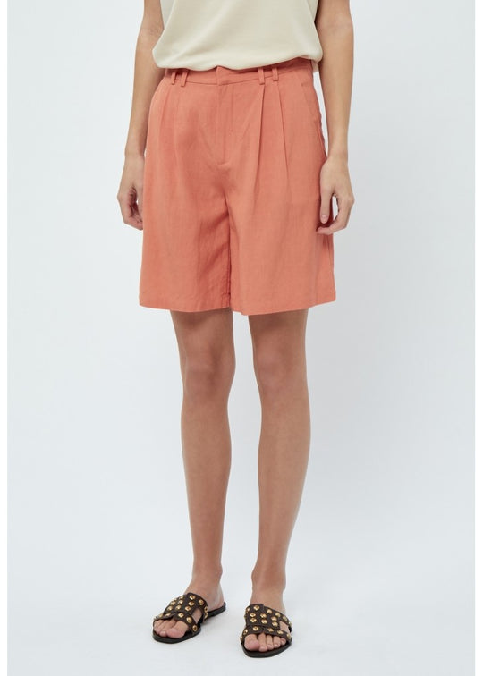 Desires Clarke Mid Waist Bermuda Shorts Melon Peach