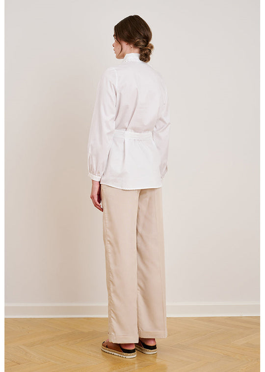 Schulz par foule pantalon peline léger beige