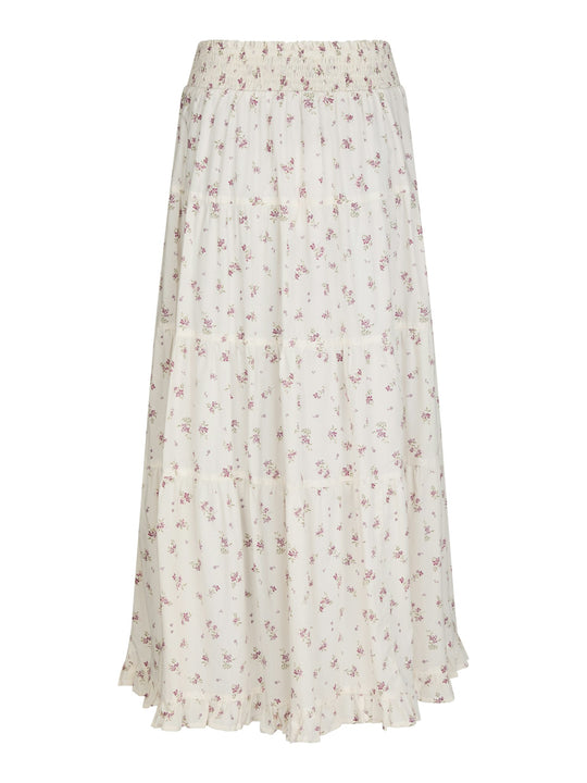 Neo Noir Asta Small Blossom Skirt Creme