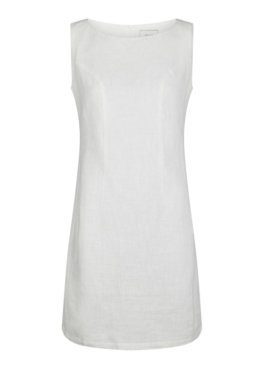 Neo Noir Bruna Ramie Dress Off White