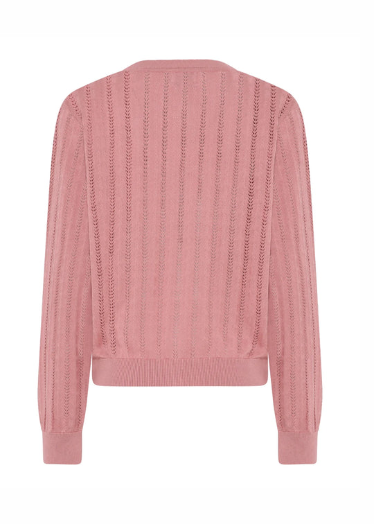 La Rouge Anette Cardigan Rose