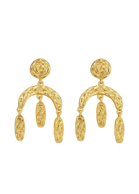 Plissé Copenhagen Saja earring Gold