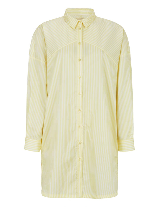 Esmé Studios Esginny Oversize Long Shirt Shirt Amond Huile Stripe