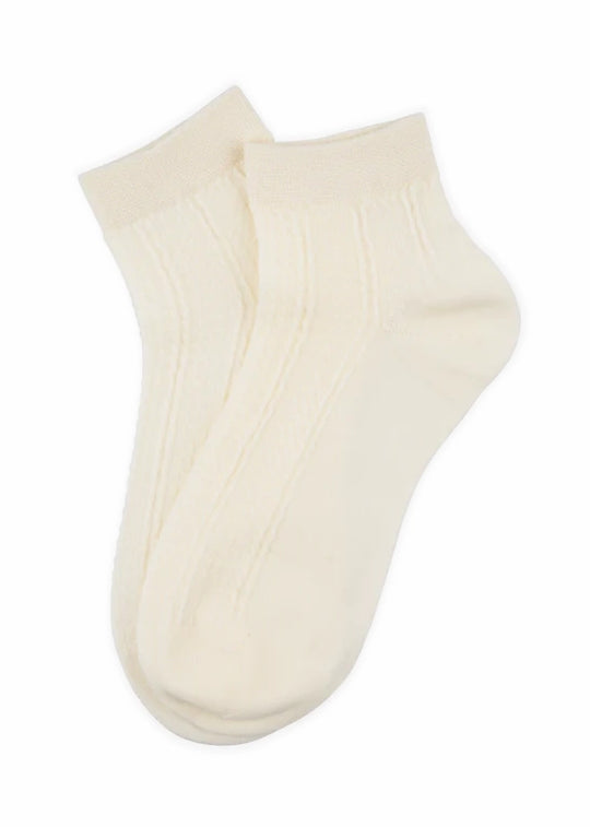 Sui Ava Sofie Ankle Socks Cream