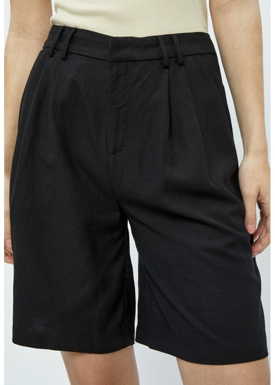 Desires Clarke Mid Waist Bermuda Shorts black