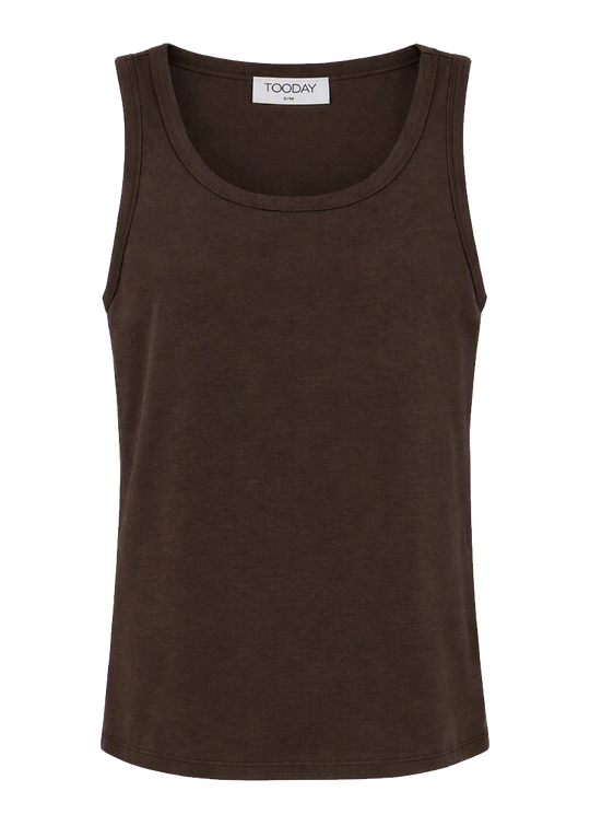 Tooday TDAzra Tank Top Bitter Chocolate