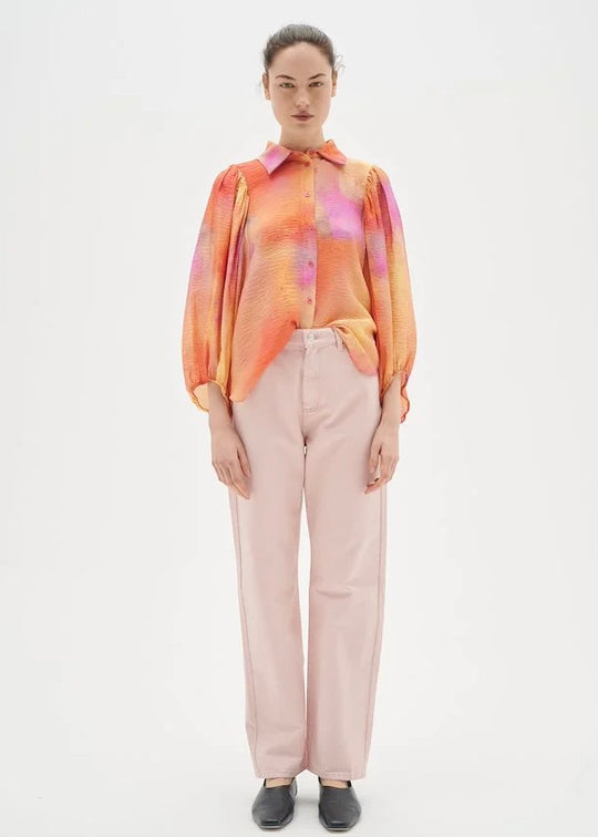 Inwear tedraiw chemise de chemise de ciel imprimé