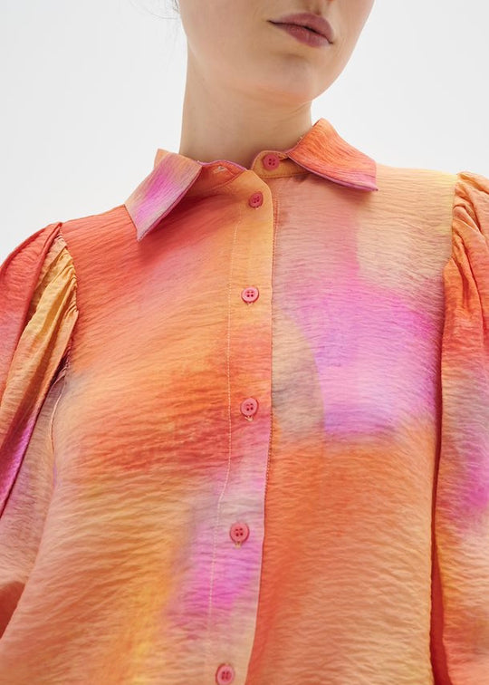 Inwear tedraiw chemise de chemise de ciel imprimé