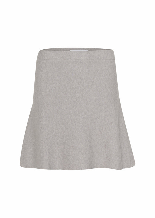 Karen by Simonsen Tia Doddie Knit Skirt Flint Gray Melange