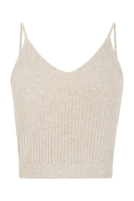 Esmé Studios ESRim Knit Top Sand