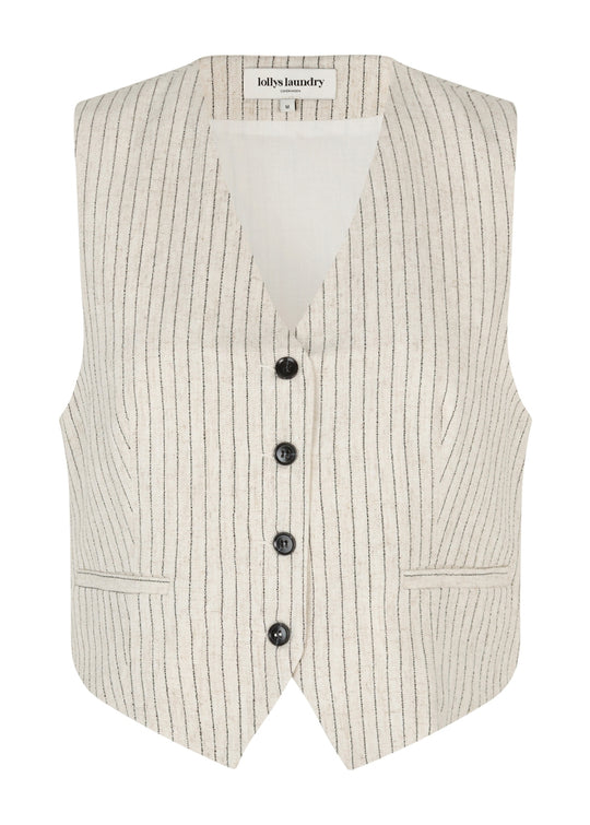 Lollys Laundry TorinoLL Vest SL creme