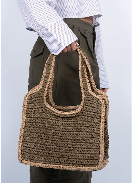 Sui Ava Waffle bag chocolate