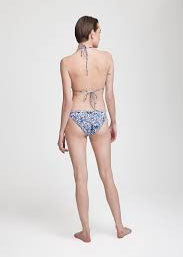 Gestuz Pilgz Bikini Top Blue Fleur