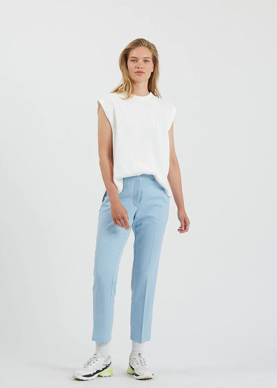 Minimum Halle Hosen Chambray Blau