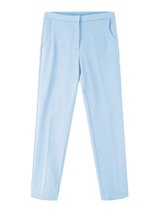 Minimum Halle Hosen Chambray Blau