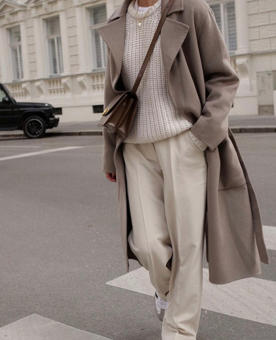 Minus Garmi pantalon sable gris