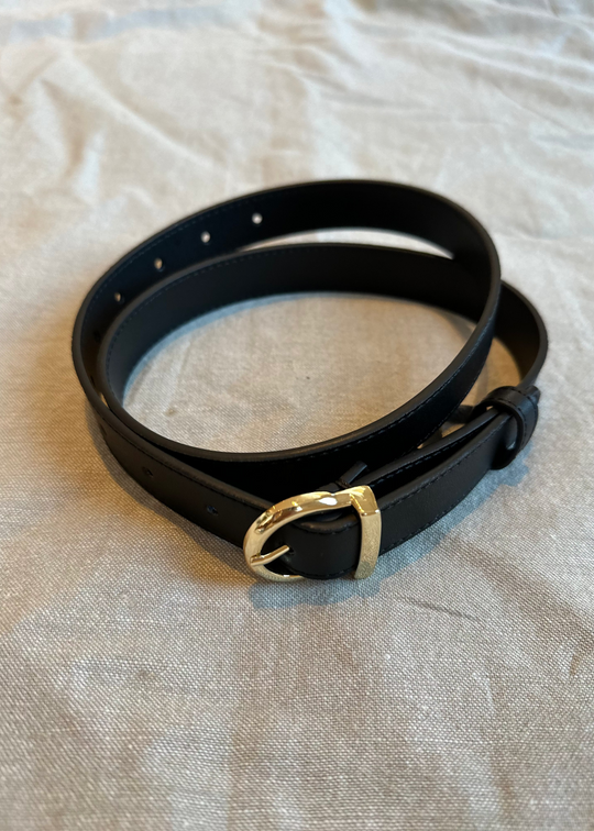 Plissé Köpenhamn Christa bälte svart