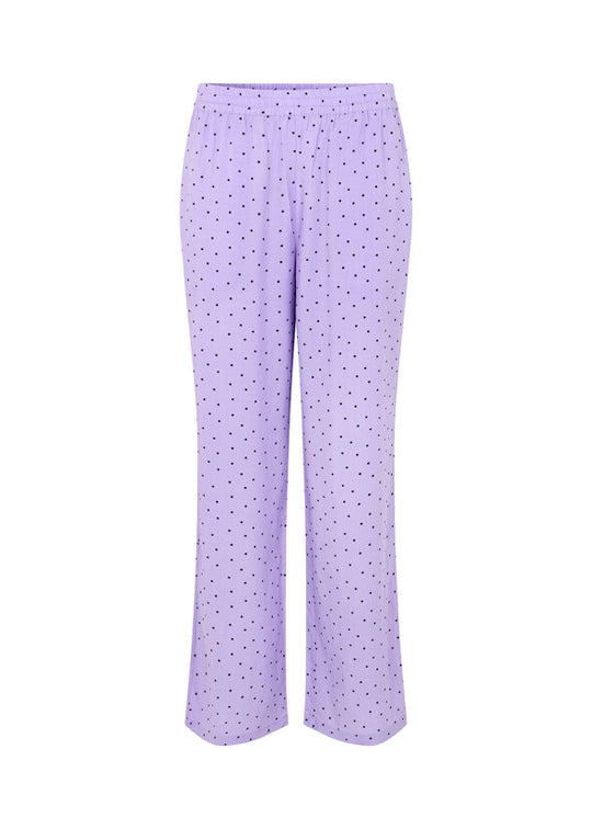 Modström Talle Skriv ut bukser Lavendel Polka