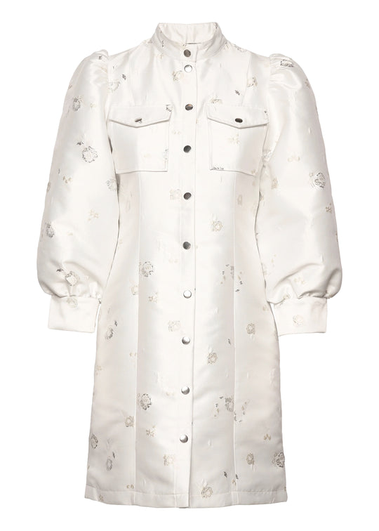 Bruuns Bazaar Prunella adrine klänning mjölk