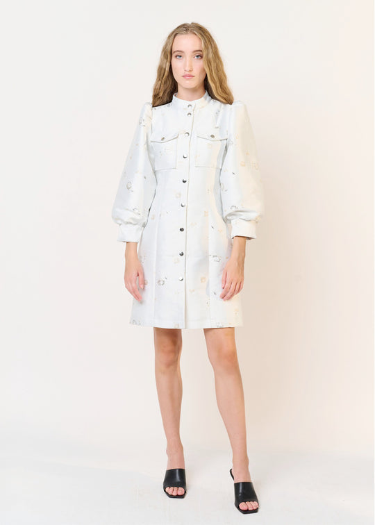 Bruuns Bazaar Prunella adrine klänning mjölk