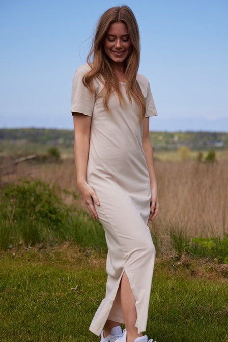 Basic Apparel Rebekka Dress Moss Gray