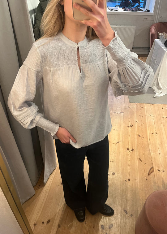 Part Two CafiasPW Blouse Gray Dawn