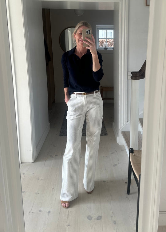 Sofie Schnoor Gittesw Trousers off white striped