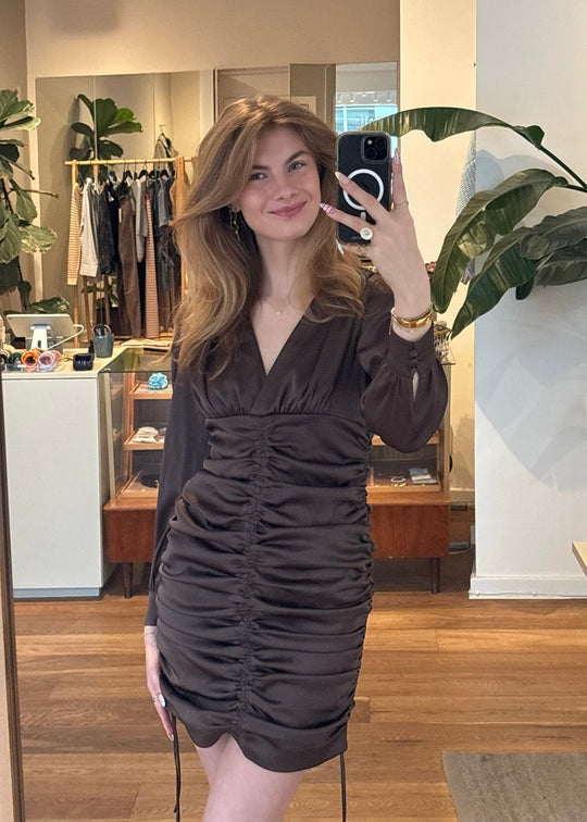 Urban Pioneers Kiki Dress Chocolate Brown